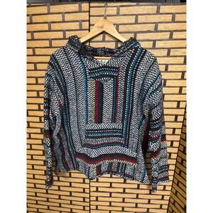 Baja Joe Navy Hoodie Size Small